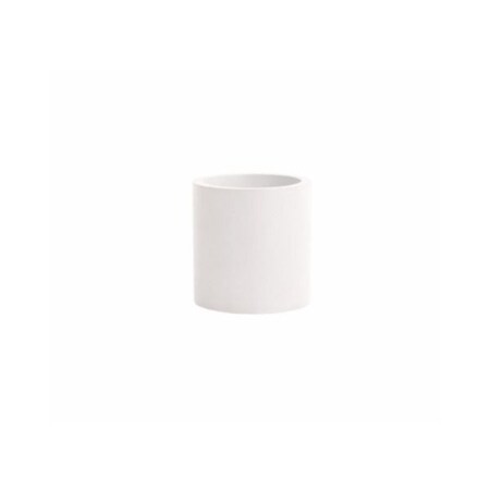 New Courtyard 8 in. Cylinder Planter, White NE3863659